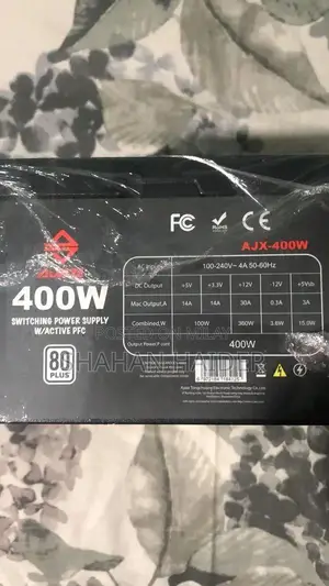 Ajazz 400W 80 Plus Power Supply - Excellent Condition