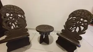 African chairs and table (Decorations) for sale .