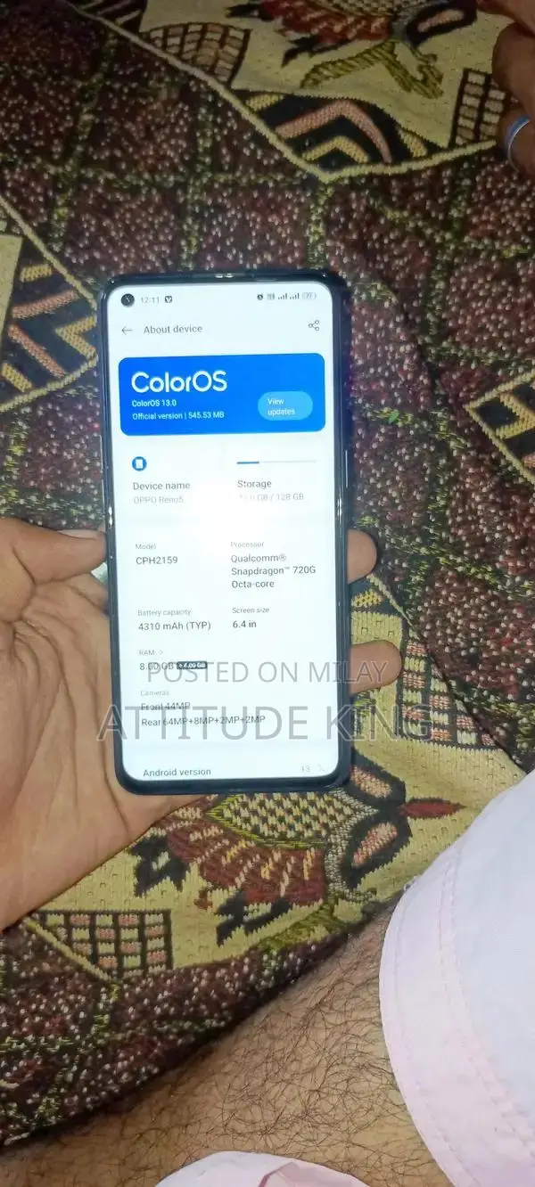 Oppo Reno 5 condition 10/8