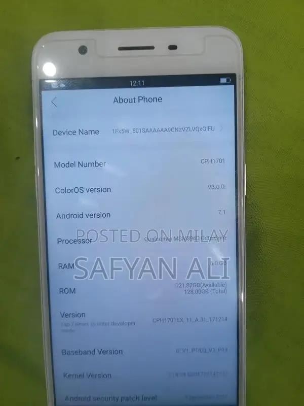 Oppo A57 Smartphone 6GB RAM 128GB Storage Dual SIM