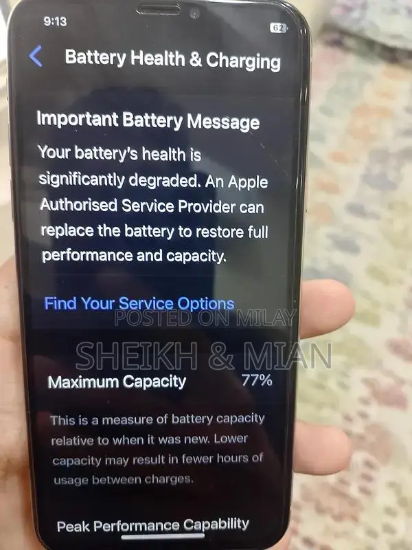 iPhone XS 64GB Silver Smartphone