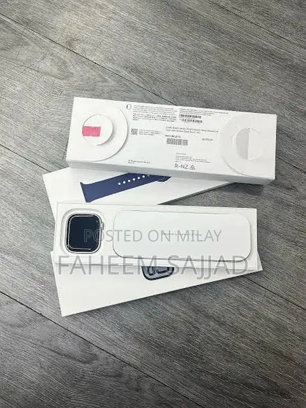 Apple Watch Series 10 Smart Wearable 42mm Silver Blue Band