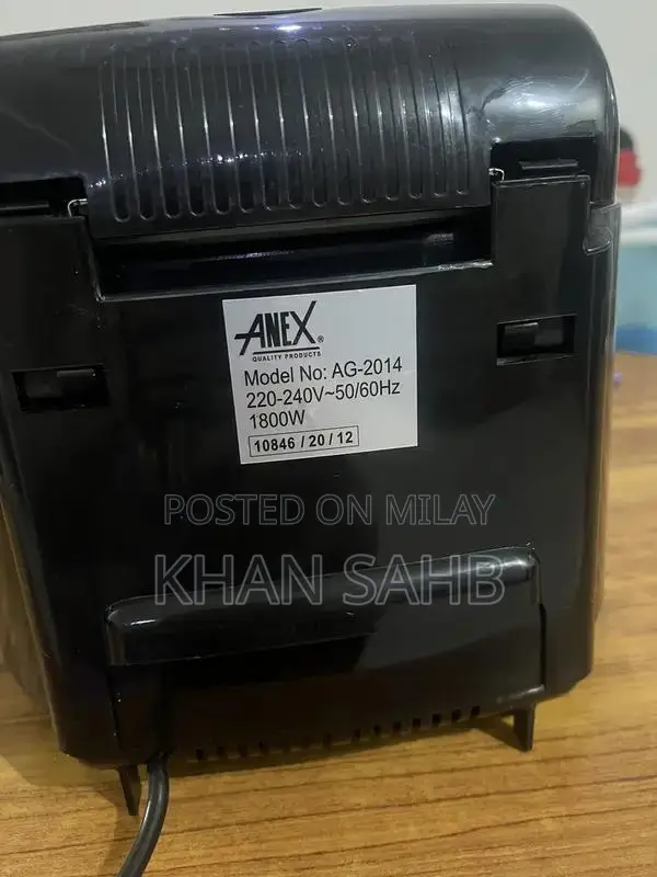 Anex Deep Fryer - Lightly Used Kitchen Appliance