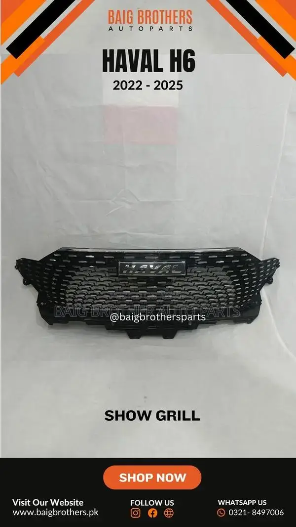 Honda Civic City Sportage Haval Sonata  Mg Headlight Bonet Grill Door.