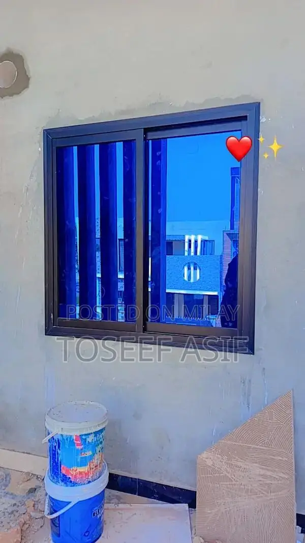 Aluminum Frame Glass Windows - Large Coverage Area