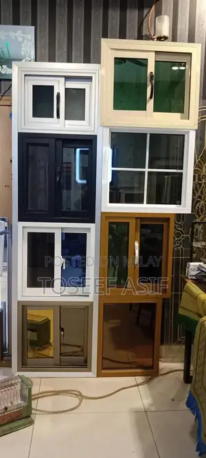 Aluminum Frame Glass Windows - Large Coverage Area
