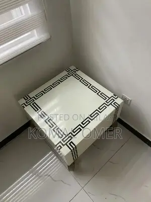 Modern Wooden Center and Side Table Set with Glass Tops