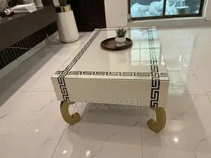 Modern Wooden Center and Side Table Set with Glass Tops