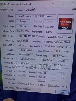 Sapphire Nitro AMD Radeon R9 380 Graphics Card