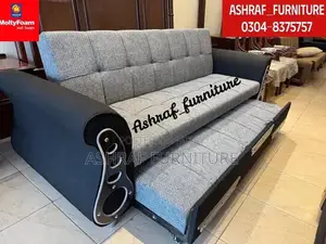 Photo - Convertible L-Shape Sofa Bed with Molty Foam