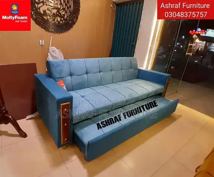 Convertible L-Shape Sofa Bed with Molty Foam