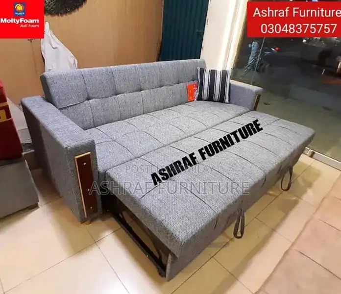 Convertible L-Shape Sofa Bed with Molty Foam