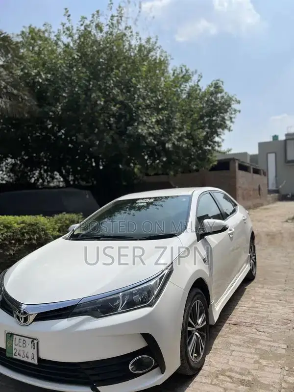 Altis1.6 18model whitecolur bumper to bumper geniun only one gate touc