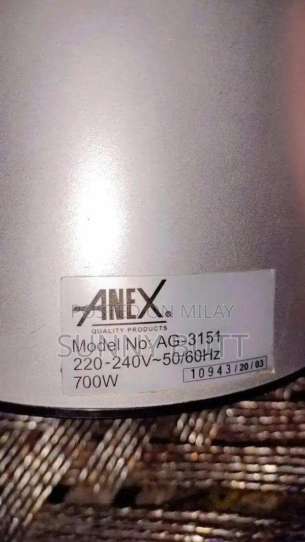 ANEX Food Processor AG-3151 - Versatile Kitchen Appliance