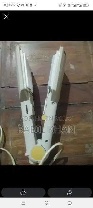 straightener and curlers