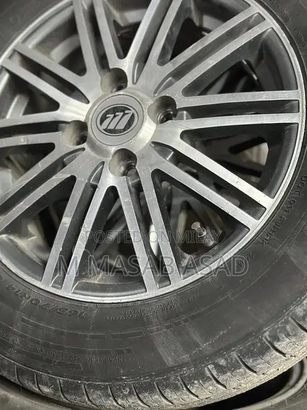 Japanese Alloy Wheel Set with Low Mileage Kaspen Tyres