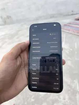 iPhone 14 Pro Max Smartphone - Lightly Used Excellent Condition