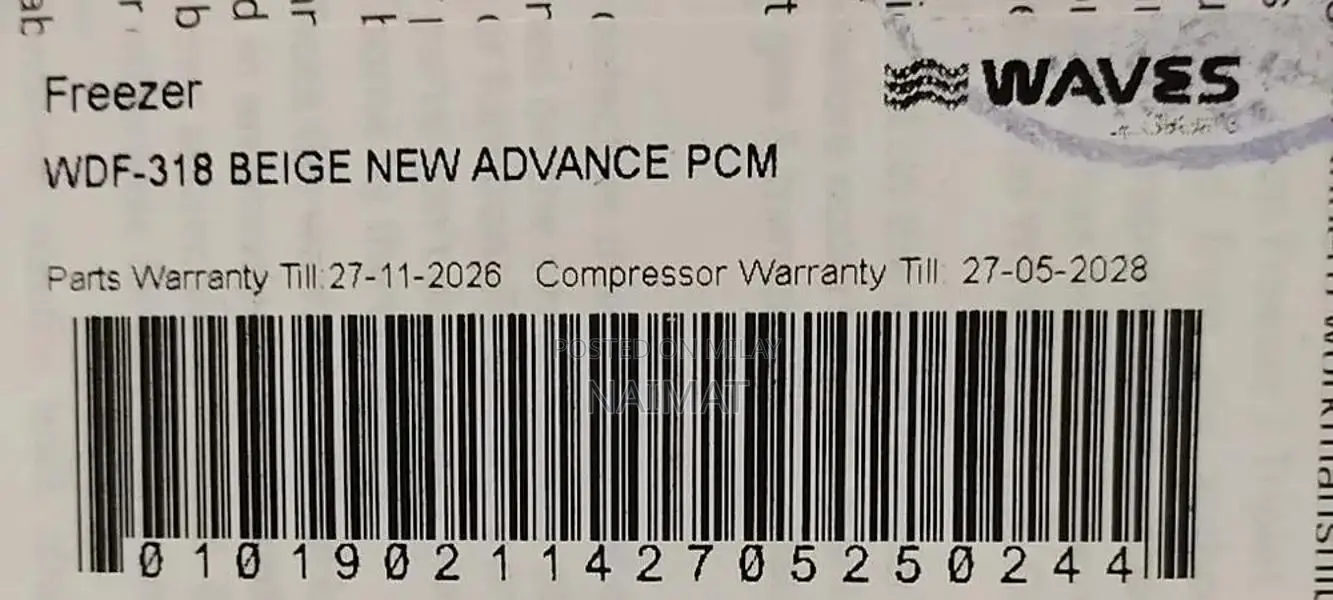 Waves WDF-318 Deep Freezer - 18 Cu Ft Double Door Cooling Solution