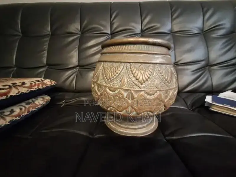 Antique Copper Vessel - Traditional 200-Year-Old Handcrafted Container