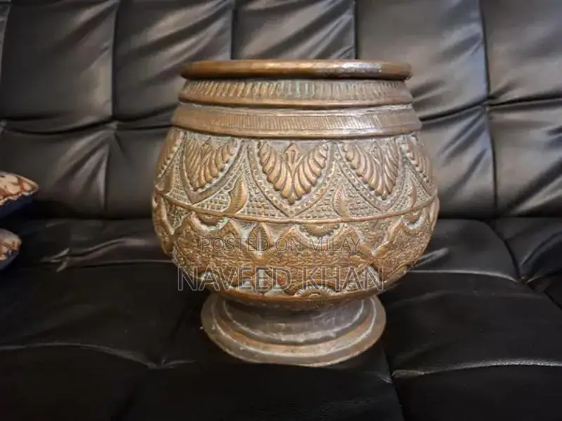 Antique Copper Vessel - Traditional 200-Year-Old Handcrafted Container