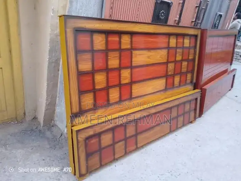 Comfortable Double Bed Frame for Bedroom