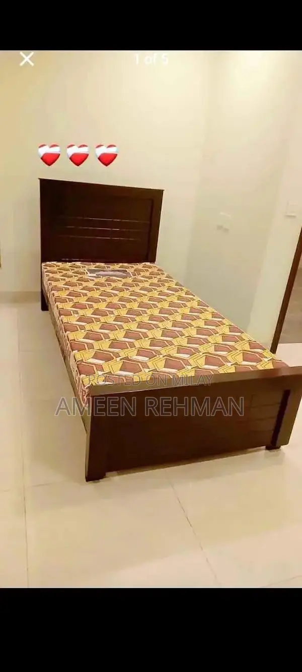 Single and Double Beds, Mattresses Available