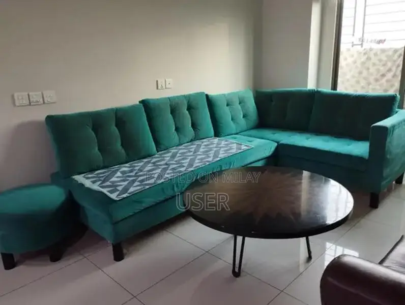 7 seater sofa with puff