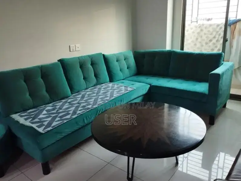 7 seater sofa with puff