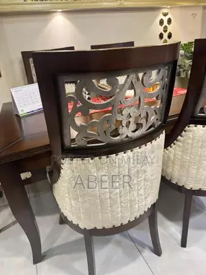 Brand New Premium Shisham Wood Dining Table (6 Chairs + Glass Top)