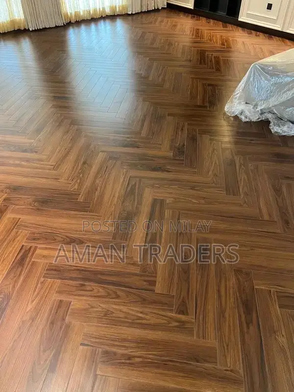 Semi Glossy Wooden Floor Tiles and Vinyl Flooring Solutions