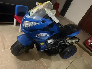 Photo - Kids Blue Double Motor Heavy Bike
