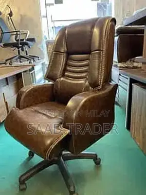 Executive Revolving Office Chair with Customizable Design