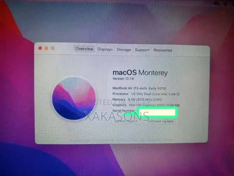 Apple MacBook Air 13-Inch Early 2015 Laptop