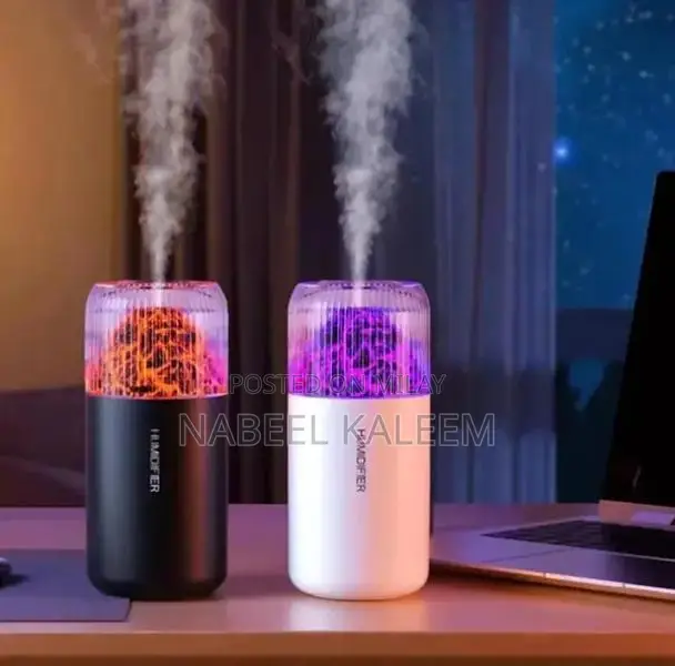 ABS Plastic Air Humidifier with Aromatherapy and LED Lights