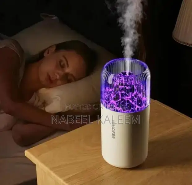 ABS Plastic Air Humidifier with Aromatherapy and LED Lights
