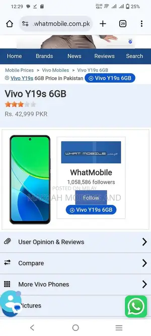 Vivo Y19s Mid-Range Smartphone with Generous Storage