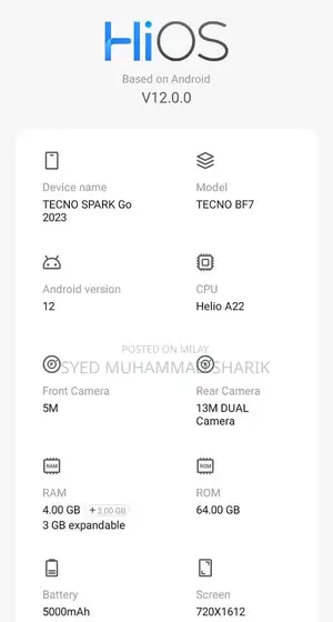 Budget-Friendly Smartphone with Ample Storage and RAM