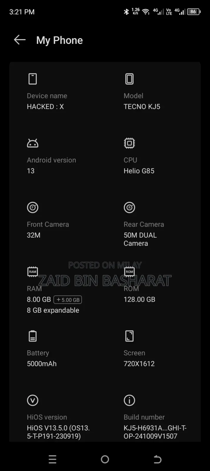 Tecno Spark 20 128 GB