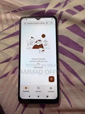 Redmi A2+ Smartphone with Cracked Screen