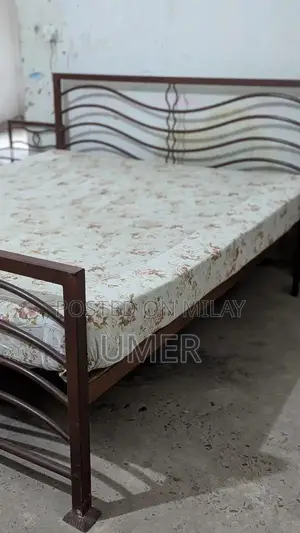 Complete Bedroom Set with Side Table and Mattresses