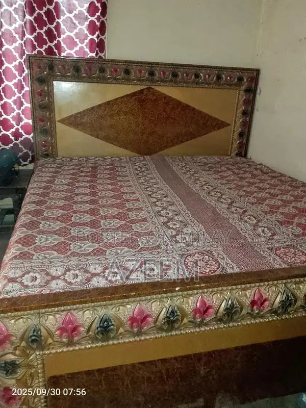 Used Bed with Mattress in Good Condition