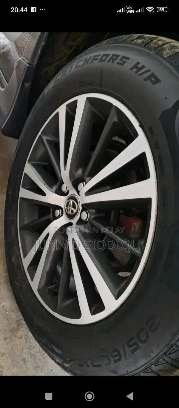 16-inch Alloy Rims with Brand New Tyres for Toyota GLI and Altis