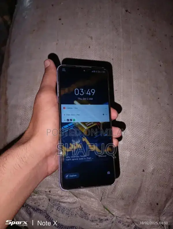 Infinix Note 10 Smartphone with Original Box and Panel