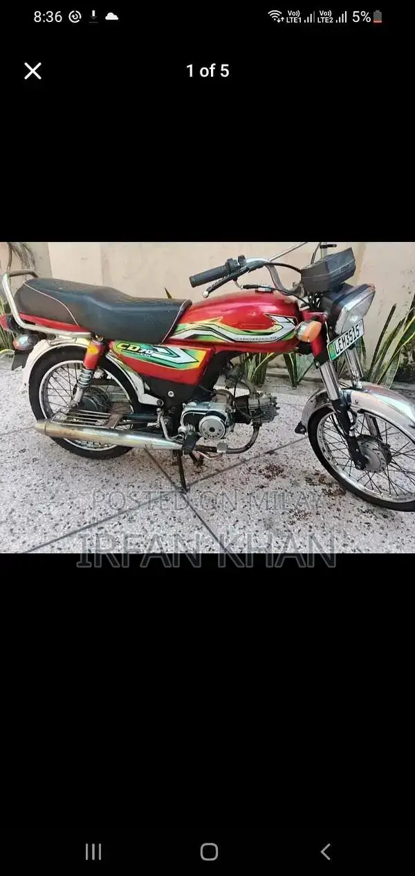 Unique 70cc Motorcycle - 2013 Model