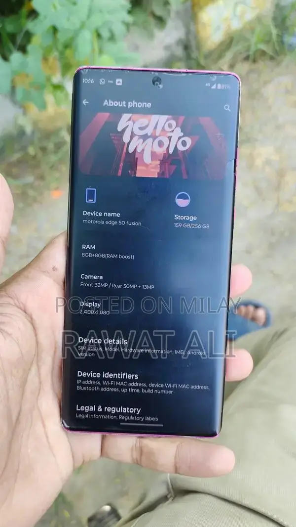 Powerful Moto Edge 50 Fusion Smartphone with High-End Camera