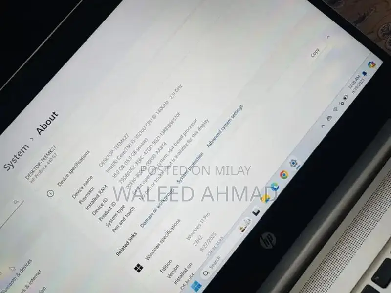 HP ProBook 440 G7 Laptop - 10th Gen Core i5, 16GB RAM, 256GB SSD