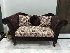 7-Seater Sofa Set with Dewan, Center Table, and Cushions