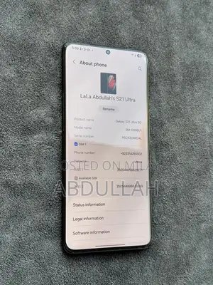 Samsung Galaxy S21 Ultra 5G Smartphone with Advanced Features