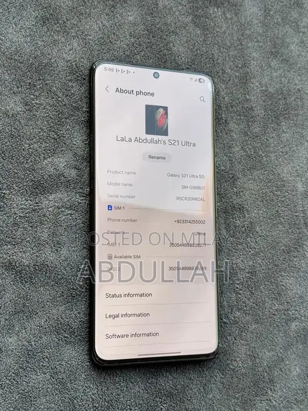 Samsung Galaxy S21 Ultra 5G Smartphone with Advanced Features