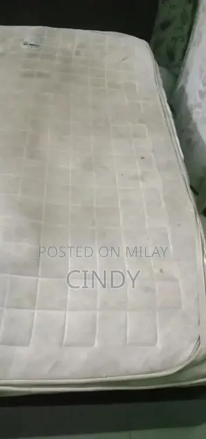 King Size Bed with Spring Mattress and Iron Single Bed Frame